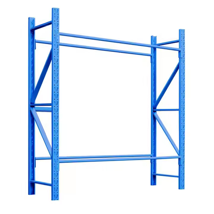 Wholesale Warehouse Clothing Rack Factory Display Stand for Garment Storage Simple Floor-Standing Hanging Rod Shelving Rack