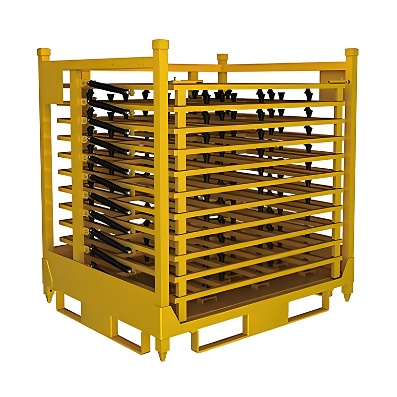 Heavy Duty Steel Post Pallet Rack Corrosion Protection Stackable Foldable Anti-Rust Design for Transport Storage Powder Coated