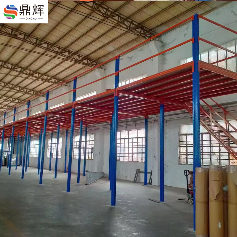 Heavy-Duty Custom 5-Layer Mezzanine Floor Shelves Steel and Metal Attic Mezzanine Platform Shelves Outdoor Storage Solution