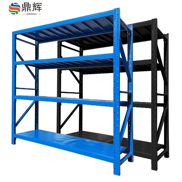 Custom-Made 4 Boltless Cold Rolled Steel Warehouse Display Rack Storage Shelves Durable Heavy Duty Super Corrosion Protected