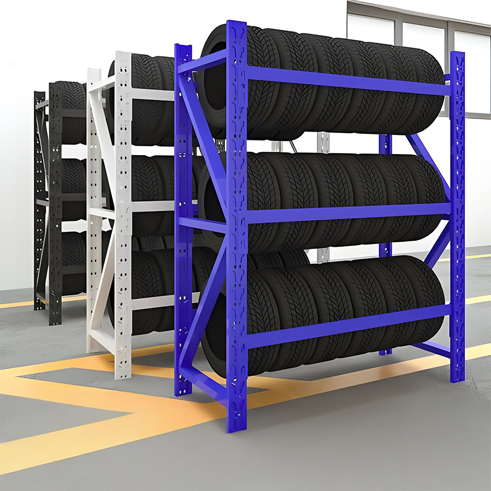Wholesale Corrosion Protected Steel Tire Racks Selective Pallet Rack Multi-Functional Foldable Design Boltless Installation