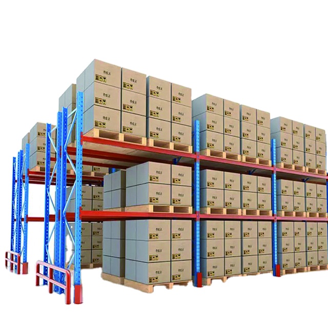 Adjustable Warehouse Storage Rack System Heavy Duty Pallet Rack Steel Shelf Steel Storage Rack for Logistics Storage garage shelving