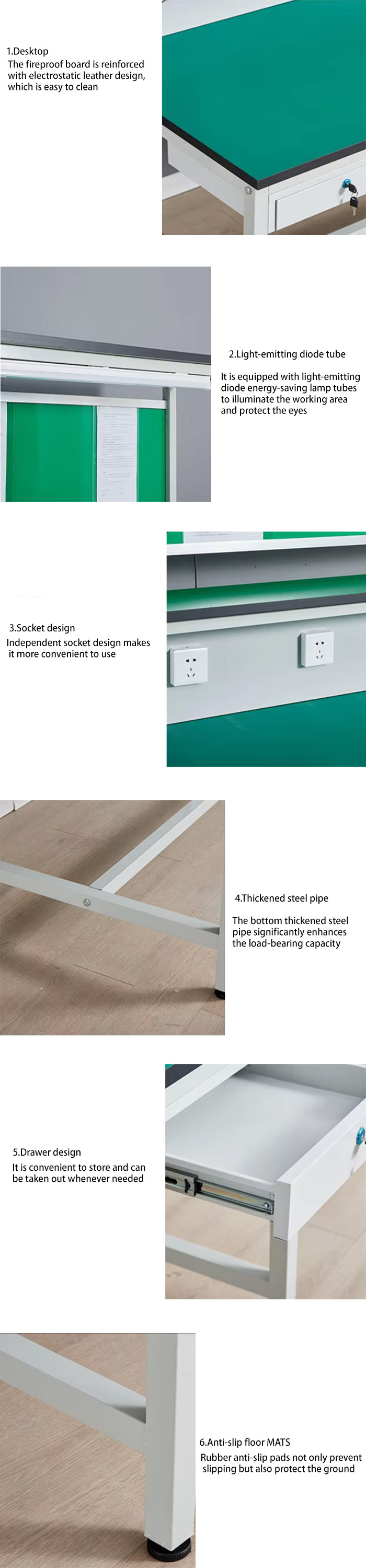 Adjustable Feet Details