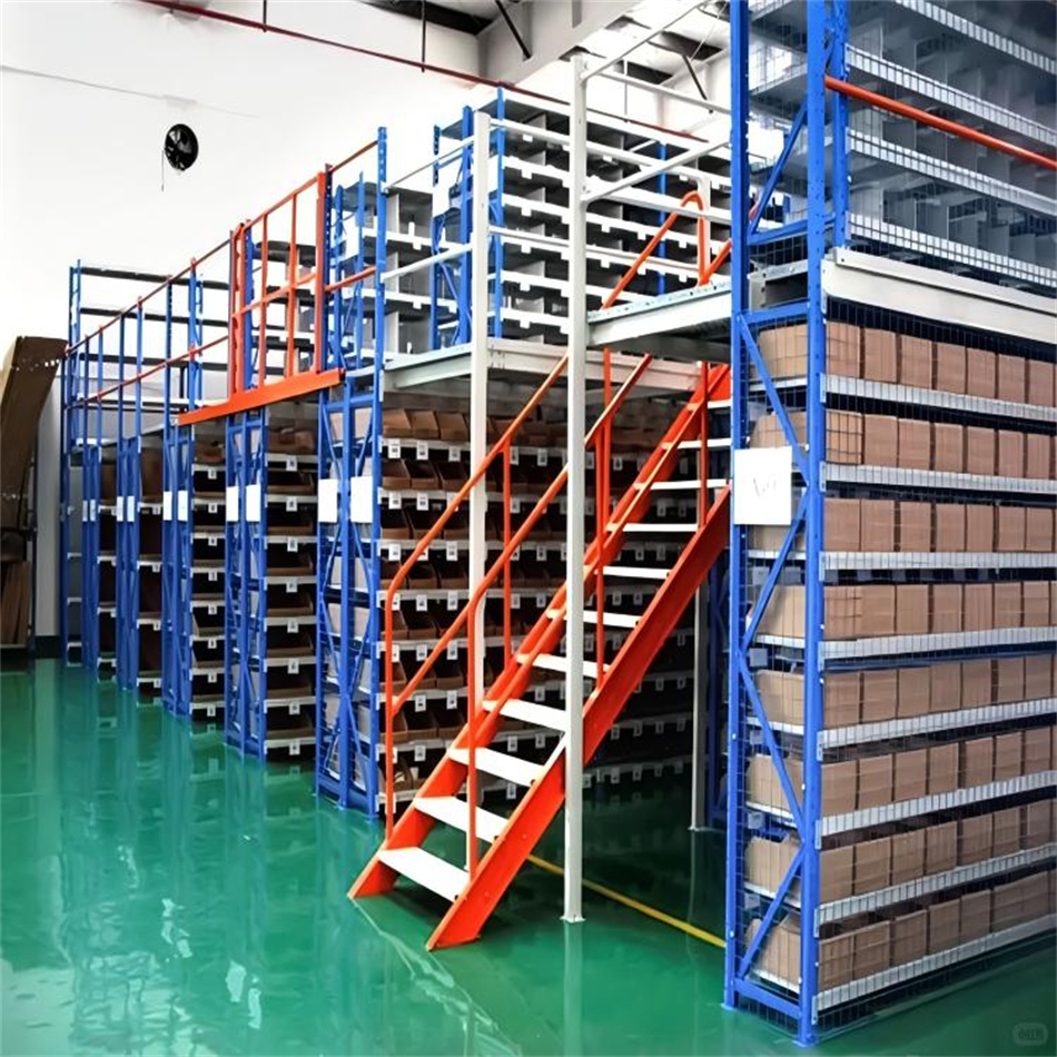 Durable Anti-Corrosion Structural Solid Steel Plate Multi Tier Platform System Industrial Logistics Warehouse Mezzanine Racking