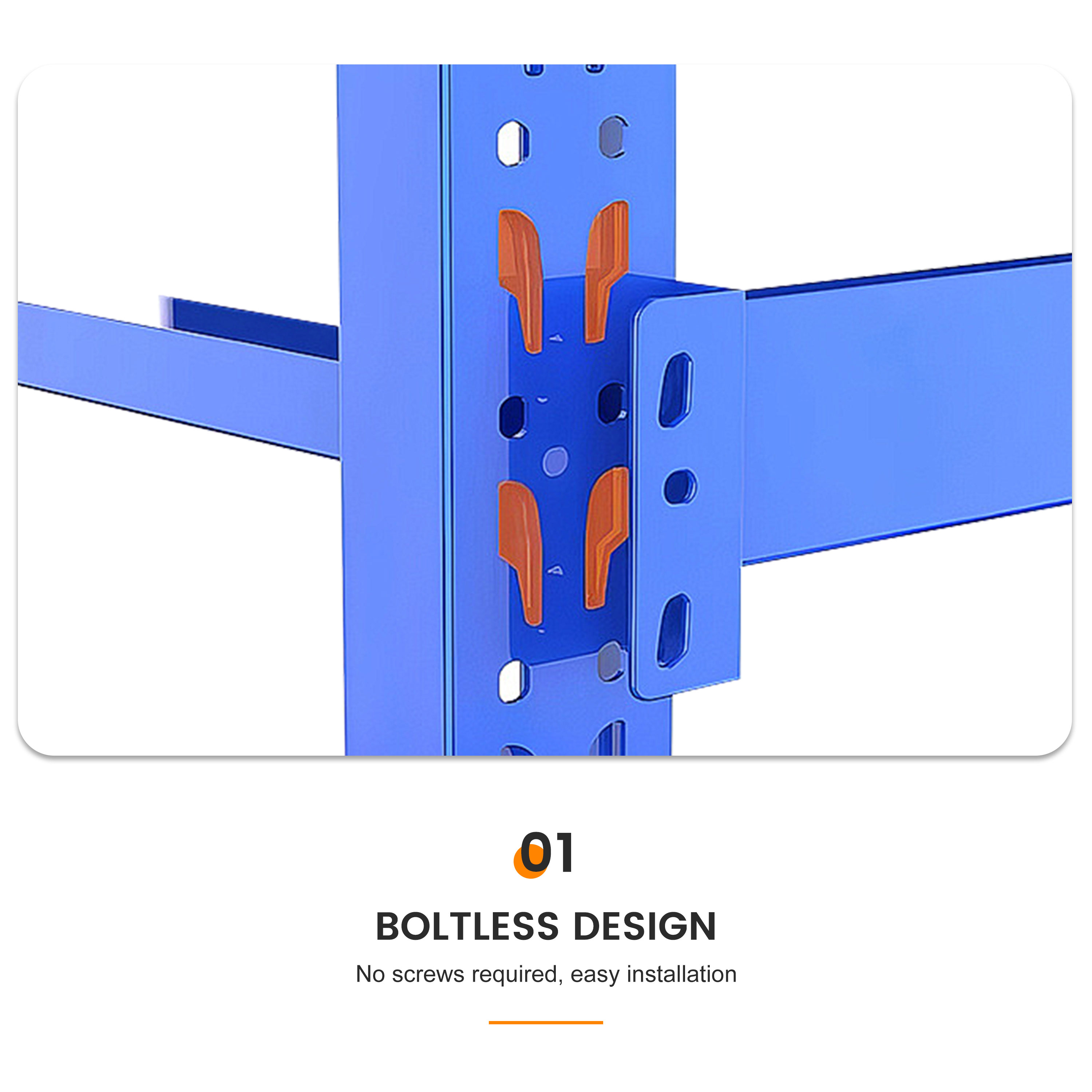 Warehouse Adjustable Cold Rolled Steel Display Racks for Clothing and Apparel Inventory Storage