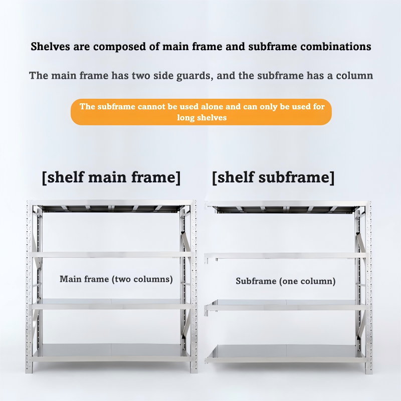 5-Layer Bolt-Free Galvanized Metal Frame Shelves Light-Duty Warehouse and Garage Storage Bolt-Free Stacking Racks & Shelves garage shelving