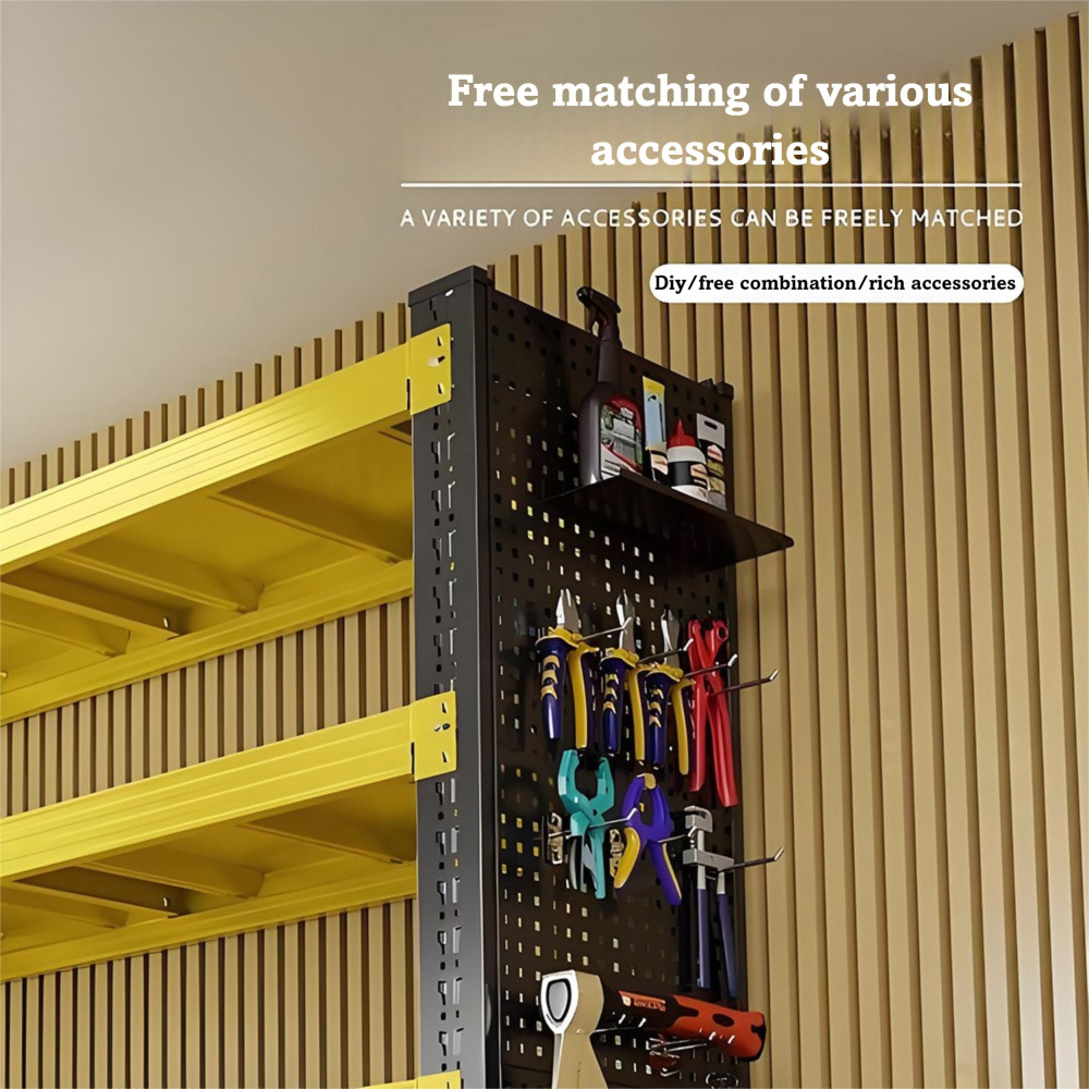 Industrial Yellow and Black Combination Shelves Metal Storage Racks for Warehouse Use Steel Pallet Racking Stacking Rack garage shelving