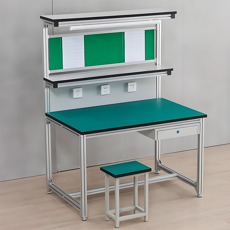 Corrosion-Protected Steel Workbench Industrial Mechanics Electronic Worktable Rack Cargo Storage Equipment
