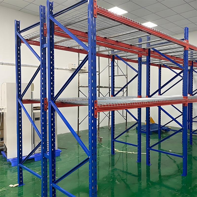 Heavy-Duty Adjustable Steel Pallet Racking Corrosion-Protected Bolt-Structured Storage Shelf Medium Heavy Duty Warehouse
