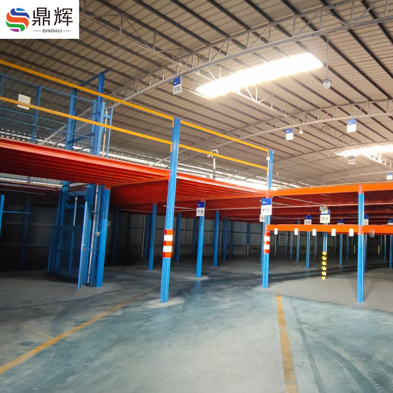 Industrial Selective Pallet Rack Durable Steel Mezzanine Floor Beams and Shelves Anti-Corrosion Warehouse Storage Solution