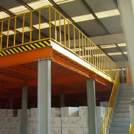 Customizable Multi-Level Powder Coated Steel Mezzanine Platform High Space 5000KG Boltless Light Duty Rack Corrosion Protection