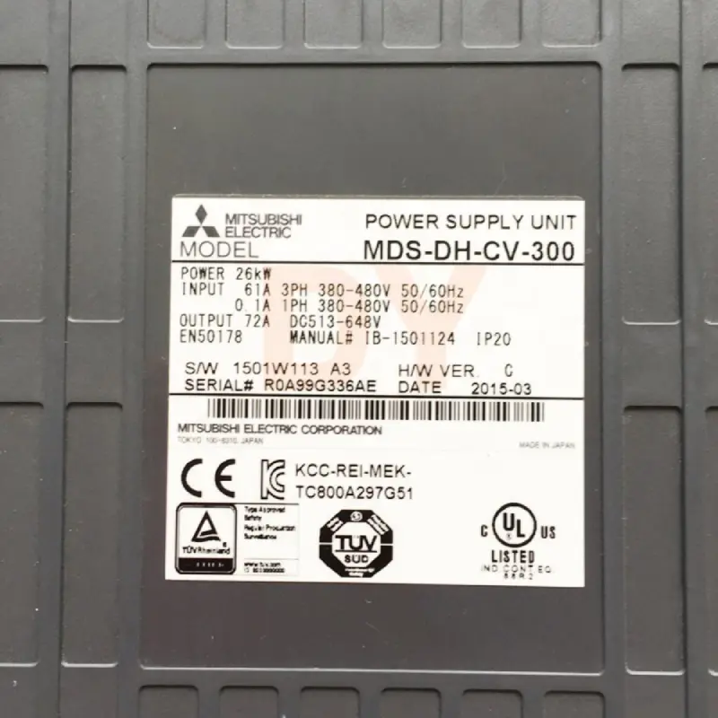Wholesale Mitsubishi Power Supply Unit MDS-D-CV-300 Products, Supplier