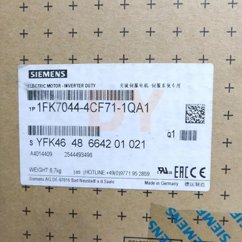 Wholesale Siemens Permanent-magnet Synchronous Motor, 1FK7044-4CF71-1QA1, for SIMOTICS S-1FK7 Supplier, Suppliers