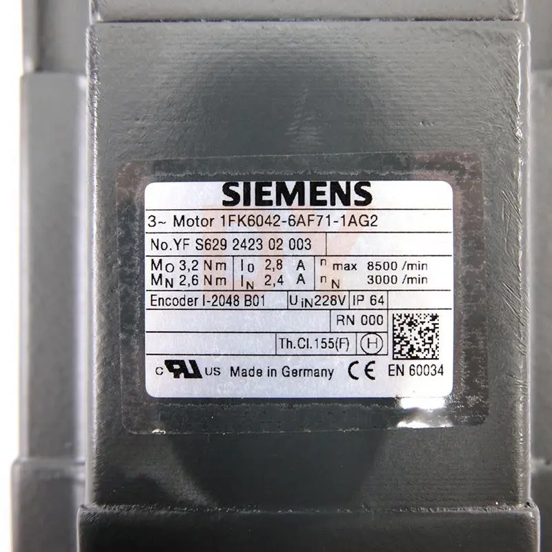 Discount Siemens 1FK6042-6AF71-1AG2 SINAMICS Brushless Servo Motor SIMOTICS S-1FK6 Supplier, Suppliers