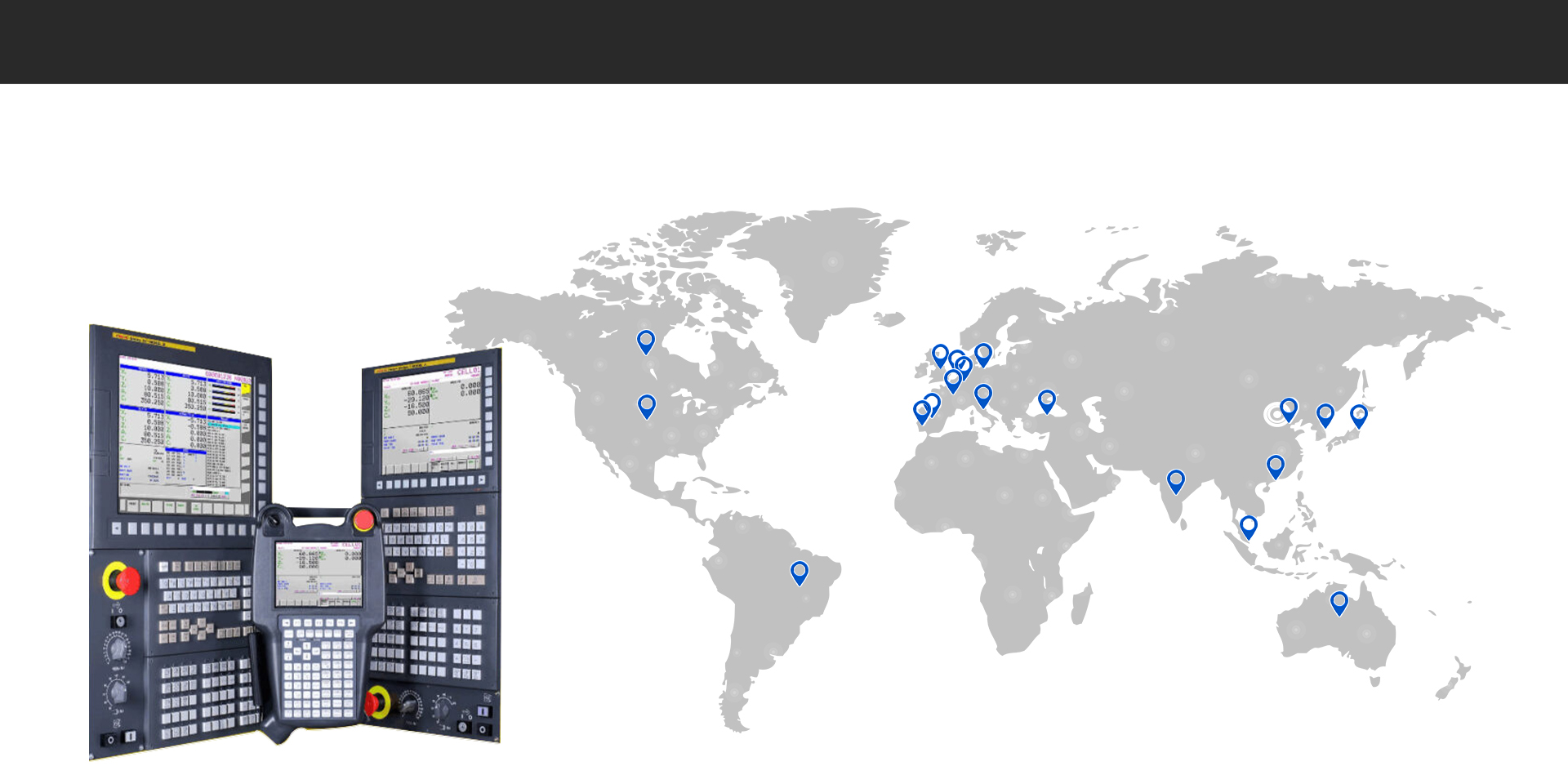 Worldwide delivery of CNC servo motors, drives and encoders by DingYan Machinery