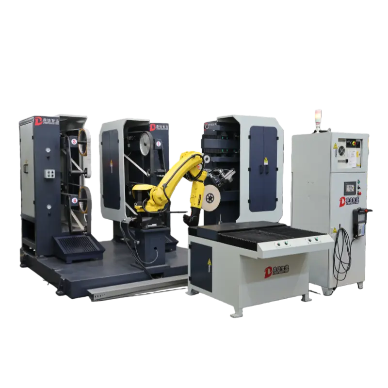 China CNC Controlled Grinding Machine Automated Polishing Robot Efficient Deburring Machine for Precision Metal Components Machining Manufacturers, Factory