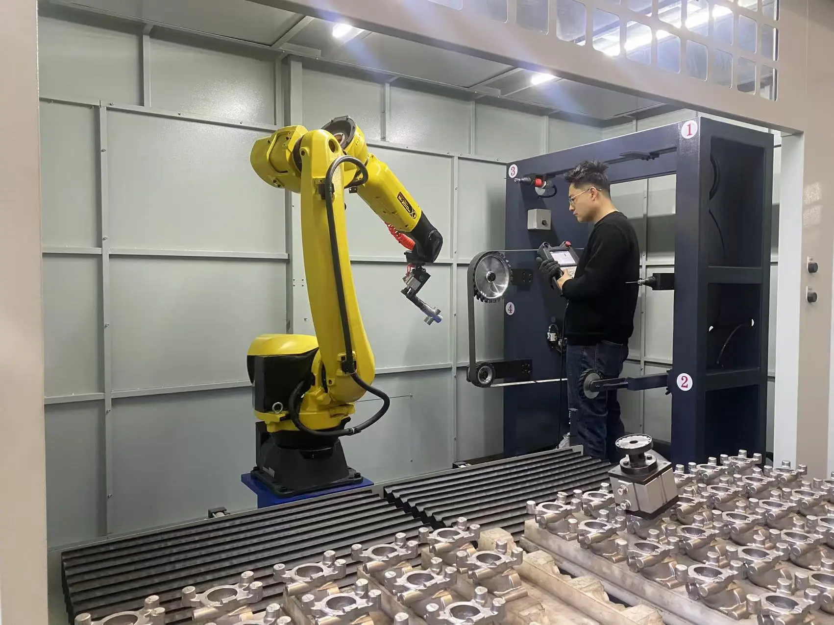 China Robotic Grinding Polishing and Deburring System for Automated Metal Surface Finishing and Edge Preparation Exporters, Service
