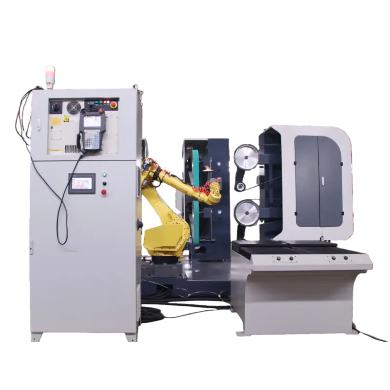 China CNC Controlled Grinding Machine Automated Polishing Robot Efficient Deburring Machine for Precision Metal Components Machining Manufacturers, Factory