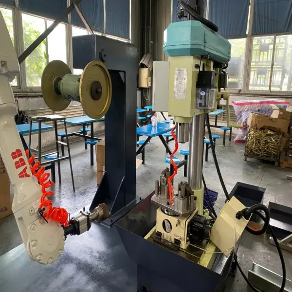 Faucet grinding machine layout