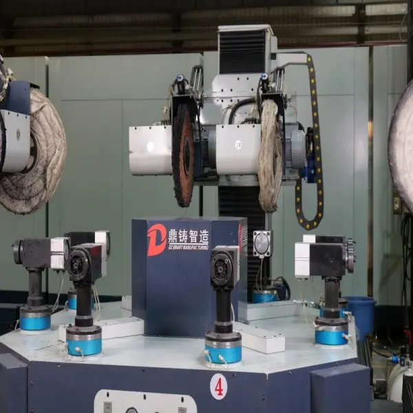 Water tap grinding and polishing machine