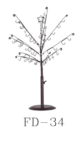 Single-Sided Light Duty Metal/Steel Jewelry Display Shelf Rotating Floor Stand for Body Piercing and Supermarket Rack Use