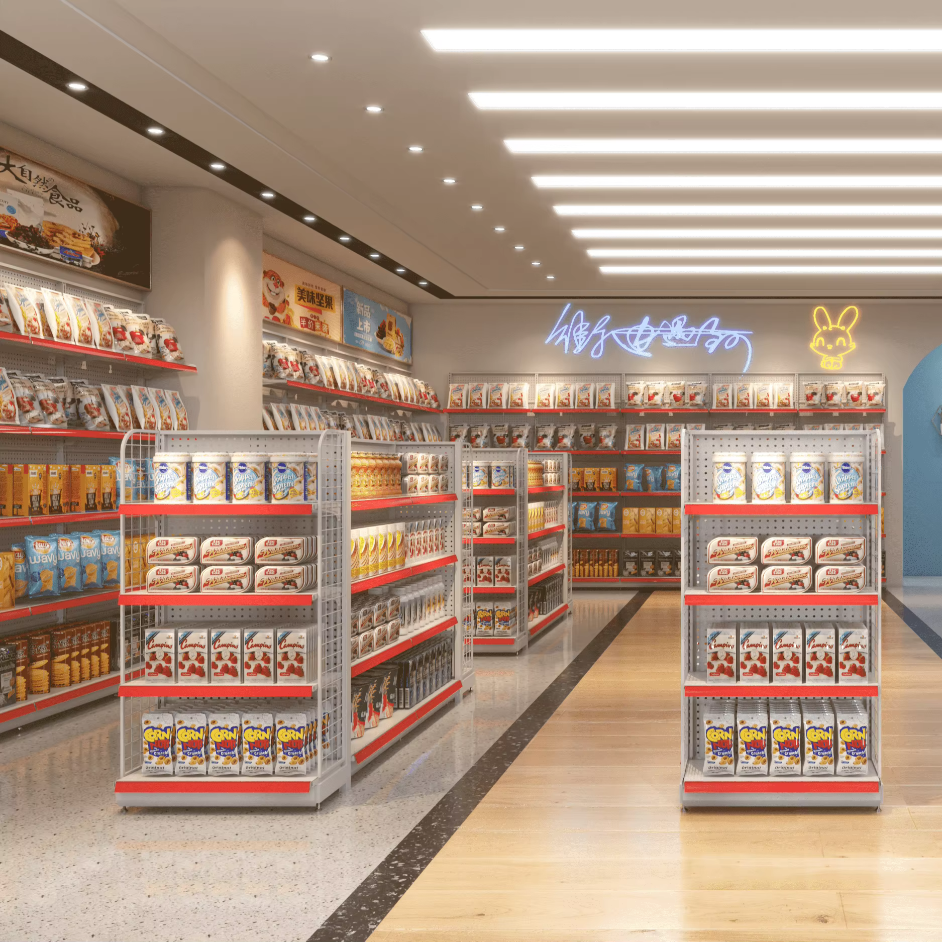 Stationery Store Shelves, Pet Store Shelves, Convenience Store Shelves, Merchandise Shelves