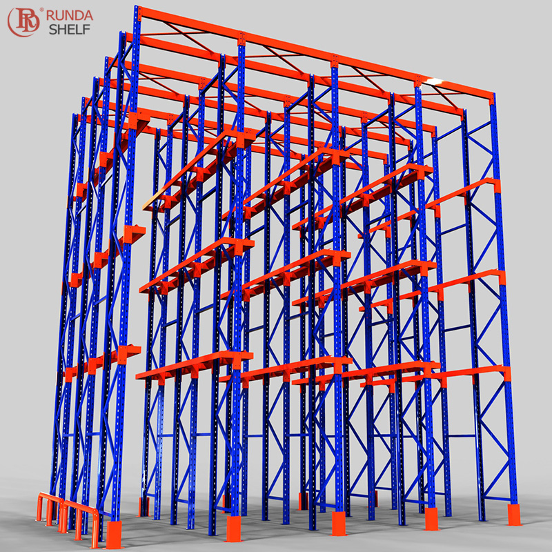 RD Heavy Duty Customized Metallic Mezzanine Rack for Factory Kitchen Supermarket & Warehouse-Sturdy & Durable Shelves