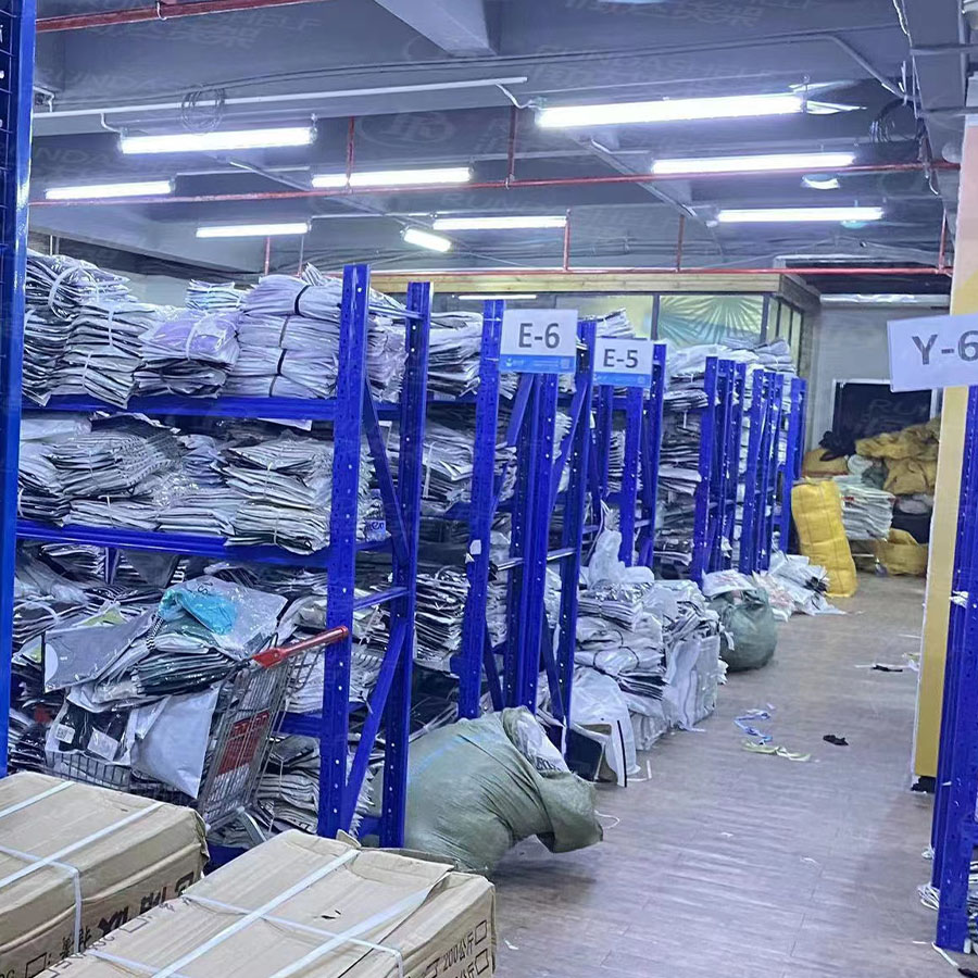 Warehouse Storage Racks Light Duty Steel 4 Layers Powder Coated 300-500kg Capacity Model 33# RD