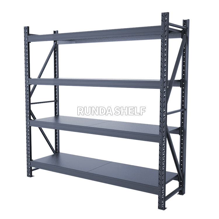 Warehouse Racking Systems Boltless 500kg RD-33# ISO9001 Save Space