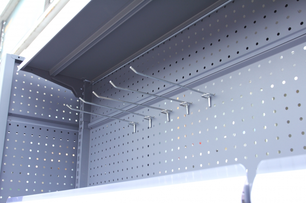Industrial Metal Display Hook with Perforated Plate Plastic Hanging Hardware for Mining Nail for Retail or Warehouse Storage
