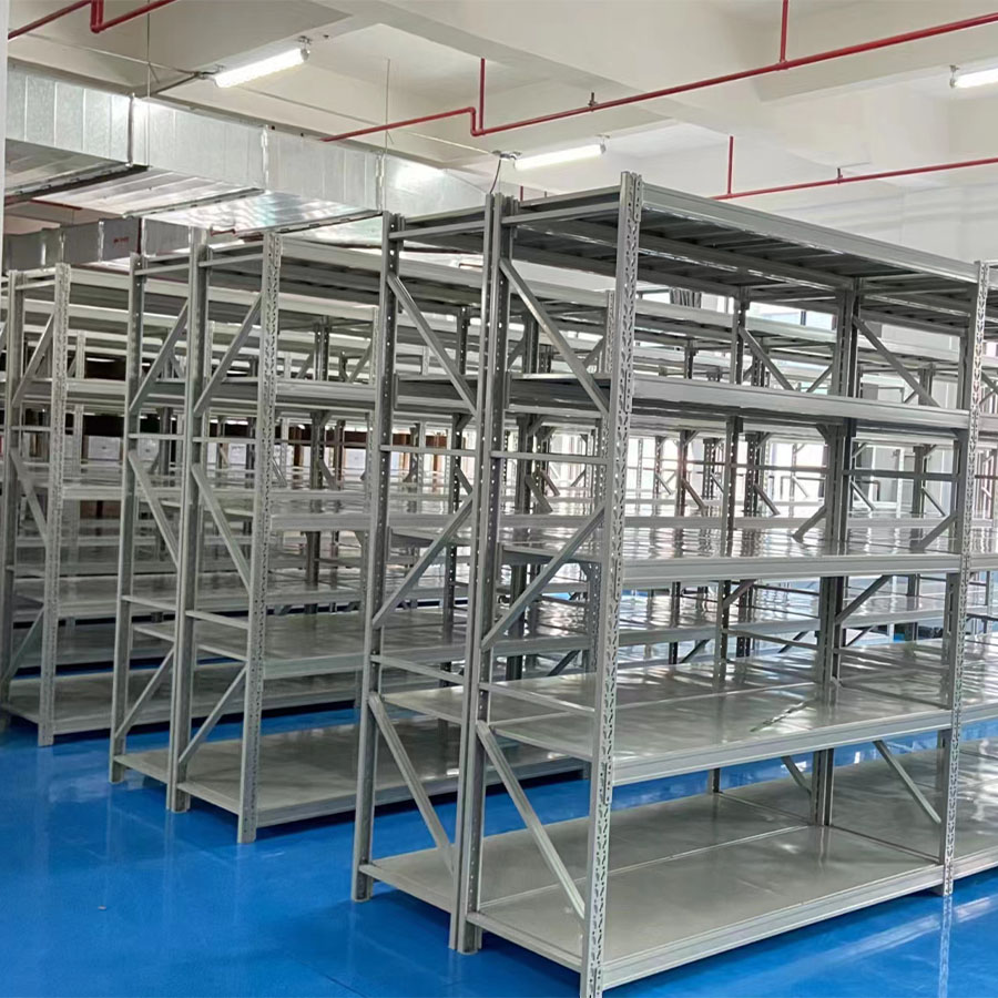 Warehouse Storage Racks Light Duty Steel 4 Layers Powder Coated 300-500kg Capacity Model 33# RD