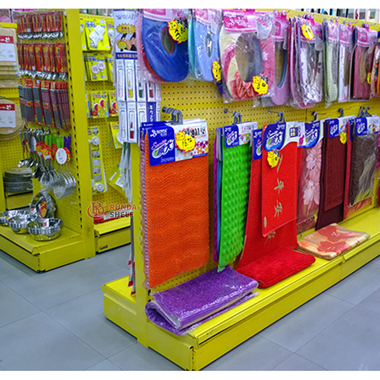 China Customized Metal Supermarket Rack Light Duty Hardware Accessories Display Racks