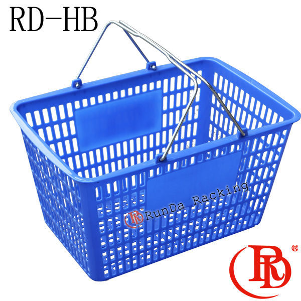 High Quality PP Material Hand Basket Thailand Manufacturer Exporter Plastic Storage and Garden Carry Basket