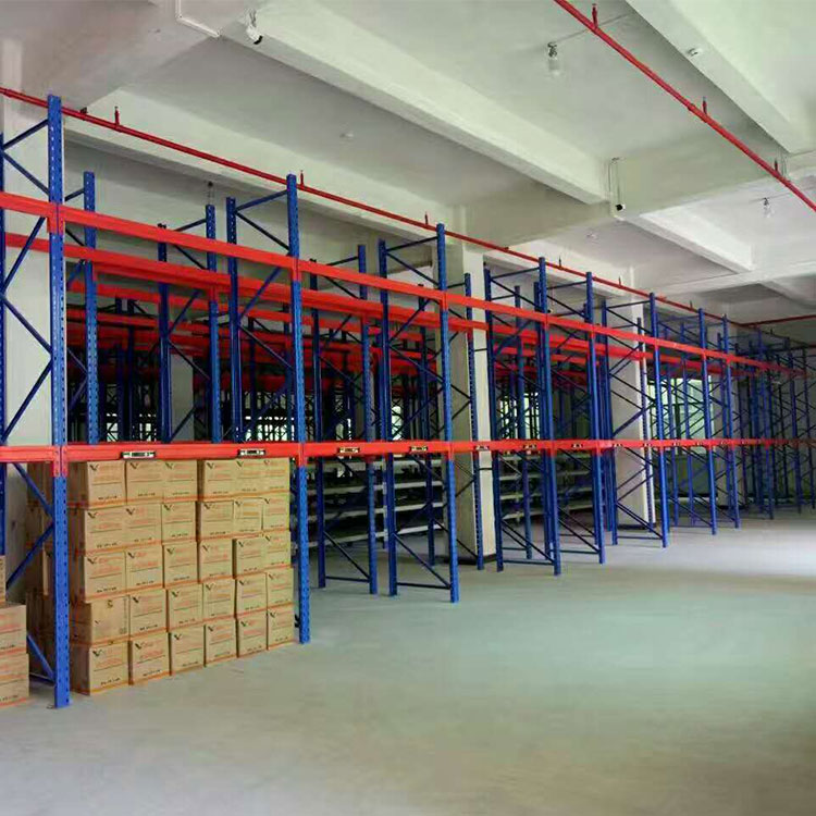 Narrow Aisle Racking for Warehouse Storage - Heavy Duty Beam Pallet Racking with Galvanized Aluminum Shelves in 2044