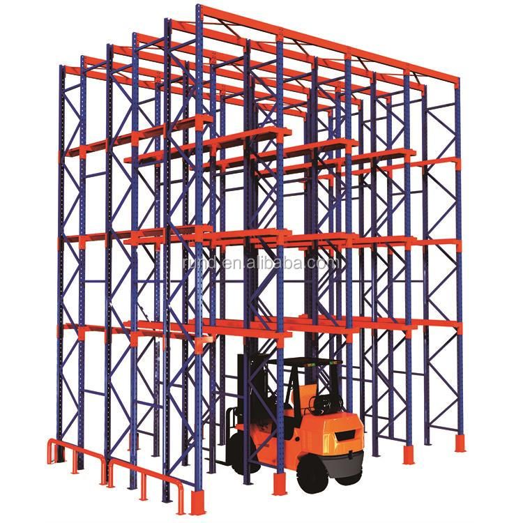 Heavy-Duty Steel 5 Layer Selective Pallet Racks for Warehouse Tire Storage Racking System with Support Bar for Pallet Management