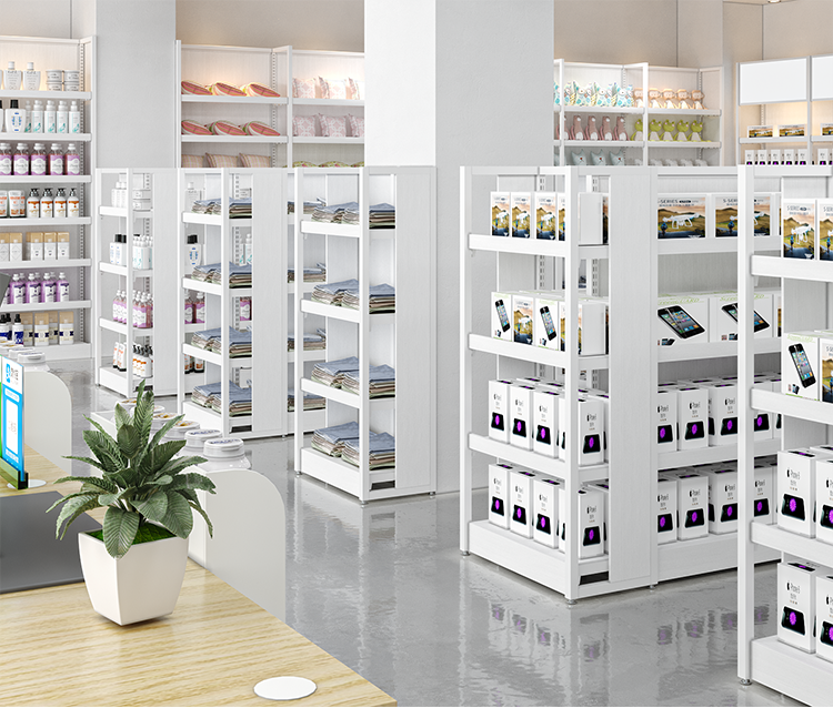 Convenience Store Snack Store Boutique Store Supermarket White Display Stand