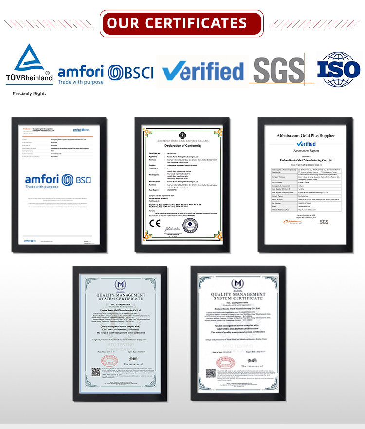 Product quality and safety certifications