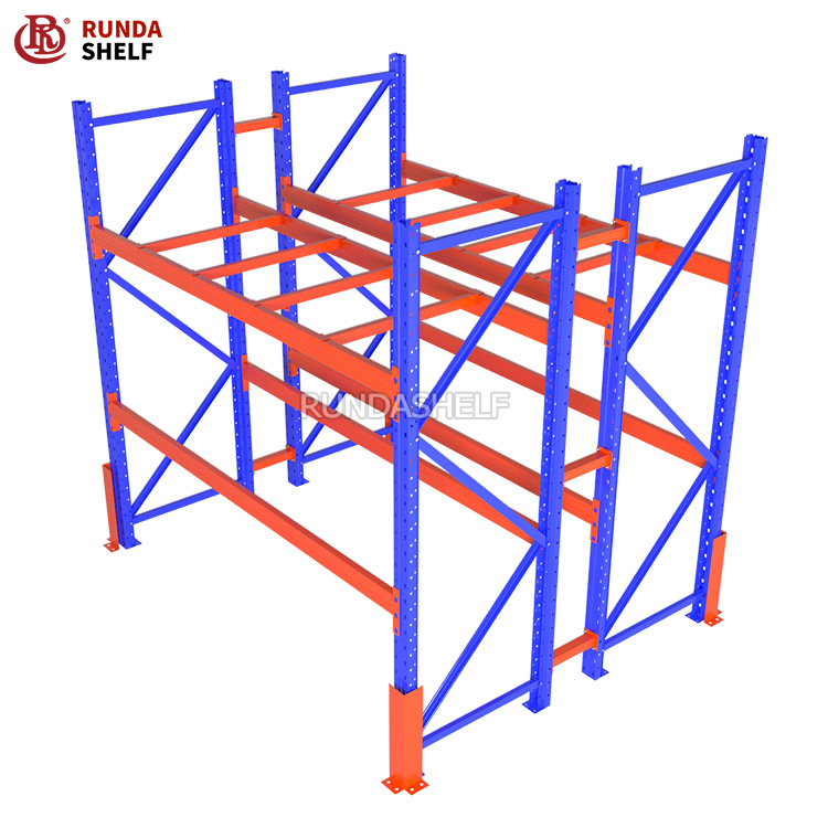 Heavy Duty Industrial Pallet Rack Shelf Steel Warehouse Boltless Narrow Carton Double Storage System for Stacking Racks Shelves