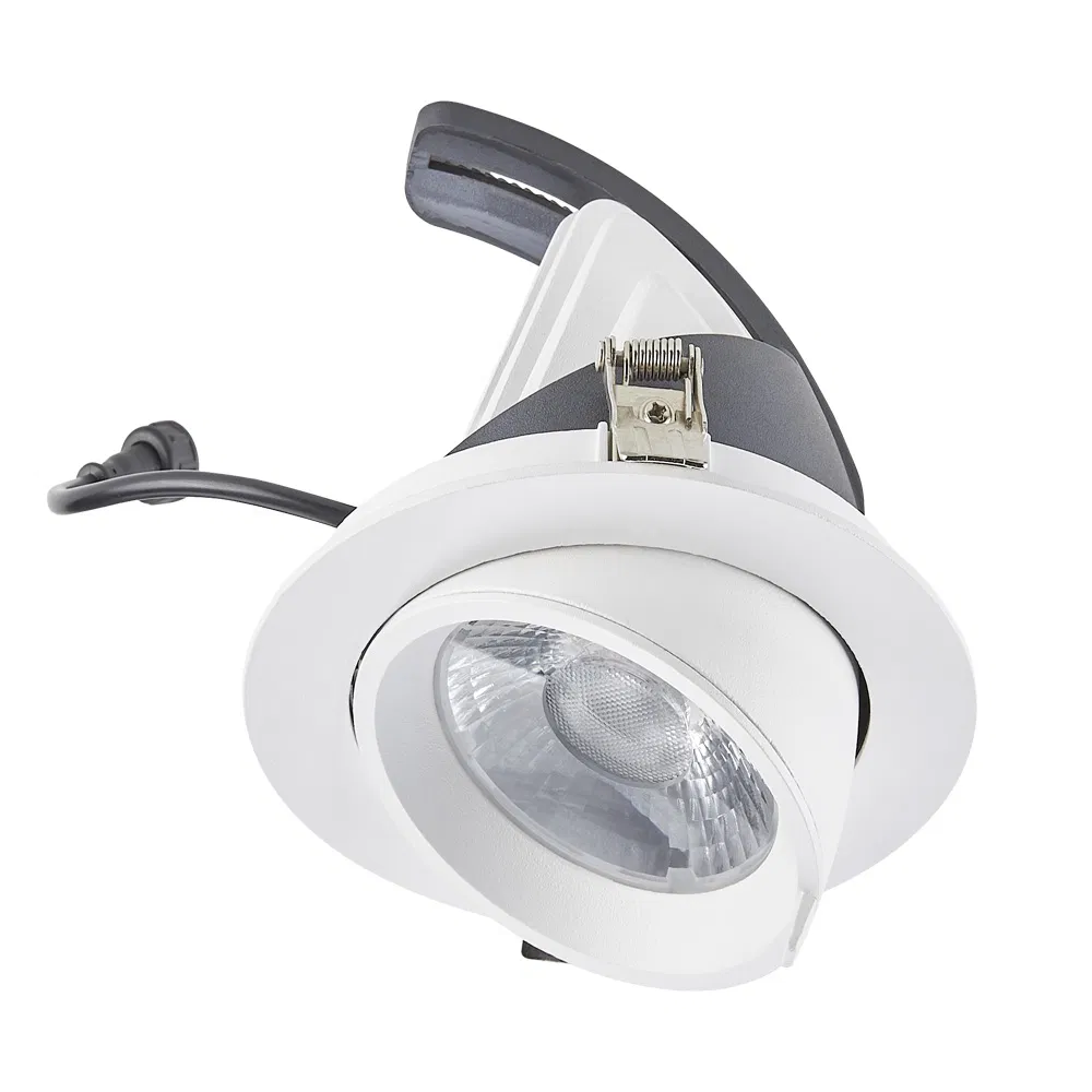Versatile 25W 5-Inch Recessed LED Downlight with Gimbal Design