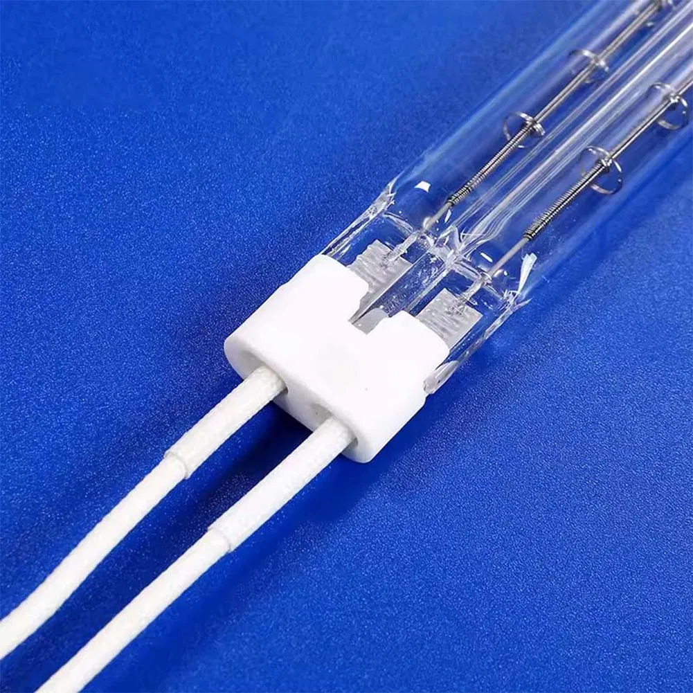 Trendy Continuous Industrial Heating Pipe Lamp Two Tube Halogen Infrared Lamp