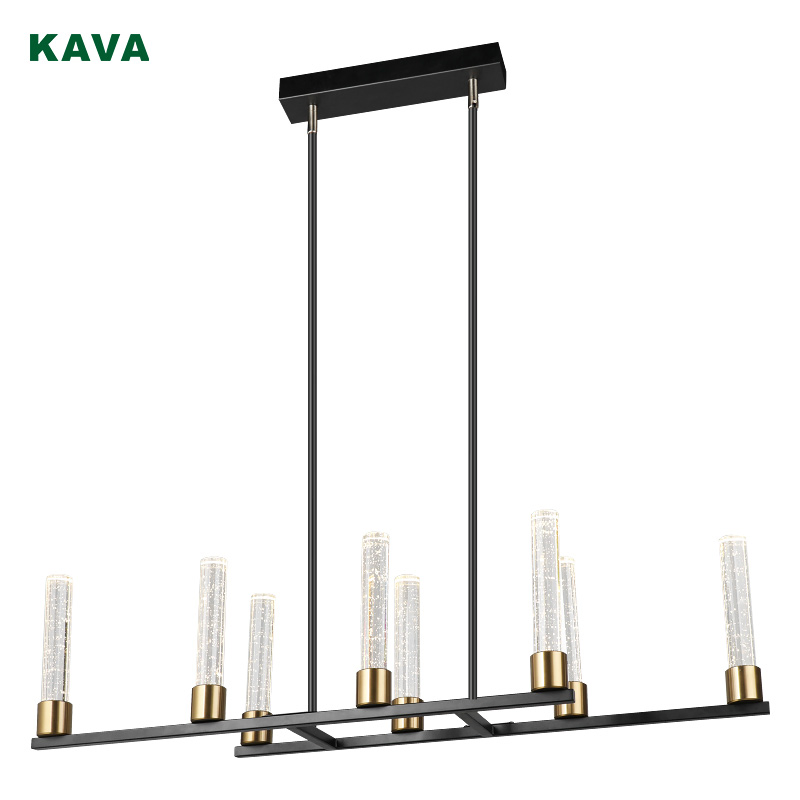 Wholesell Prcice Modern Home Decor Living Room Hotel Plating Iron Luxury Gold Hang Lighting Crystal Acrylic Glass Chandelier