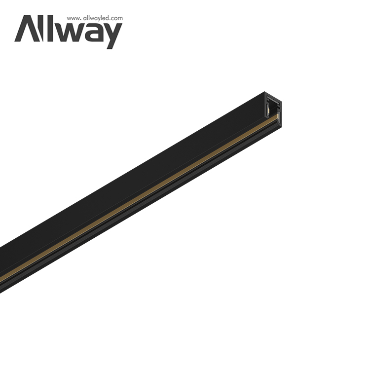 Sleek 5mm Wide Aluminum Magnetic Track Lighting for Museums