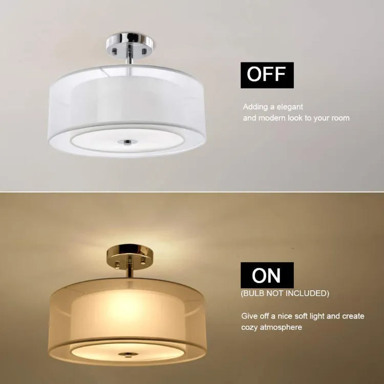 Semi Flush Mount Detail