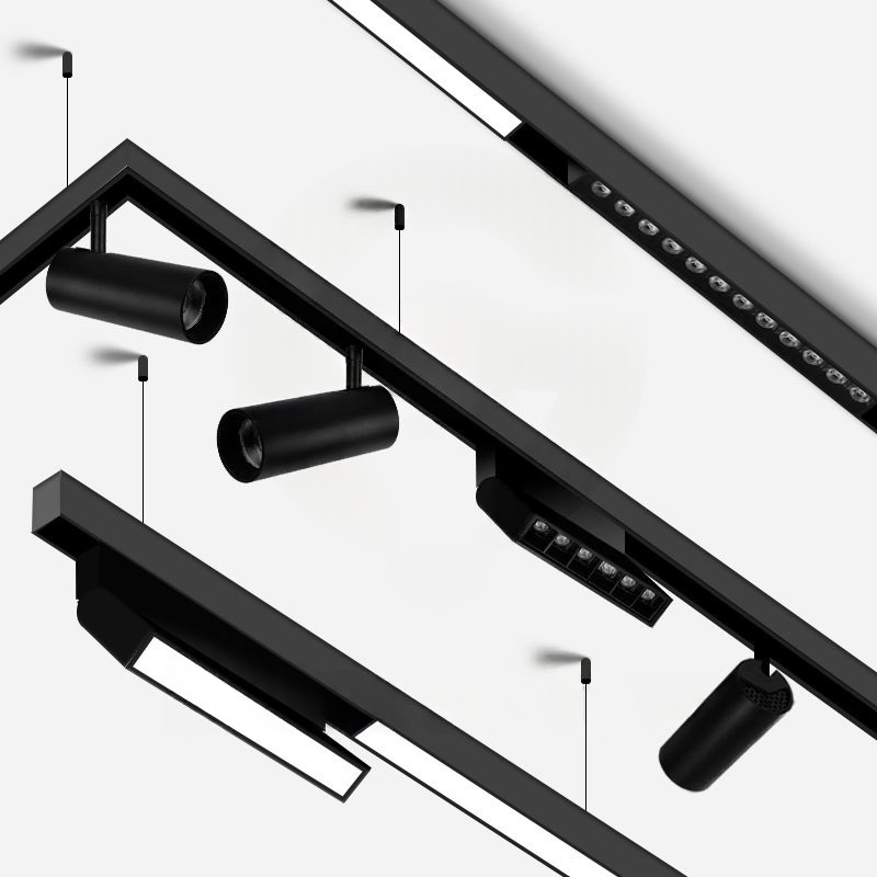 Surface Recessed Magnetic Track LED Lighting