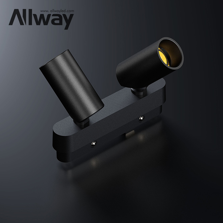 Premium Black Magnetic LED Track Lighting System for Indoor Use
