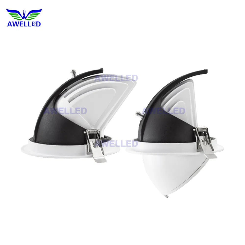 Versatile 25W 5-Inch Recessed LED Downlight with Gimbal Design