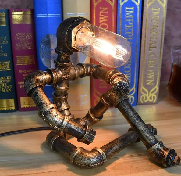 Retro Pipe Lamp Robot 3