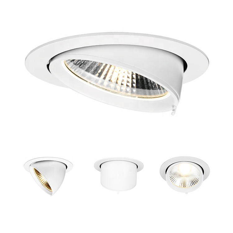 360 Degree Adjustable Rotatable 50W LED Gimbal Recessed Ceiling Spot Light Downlight