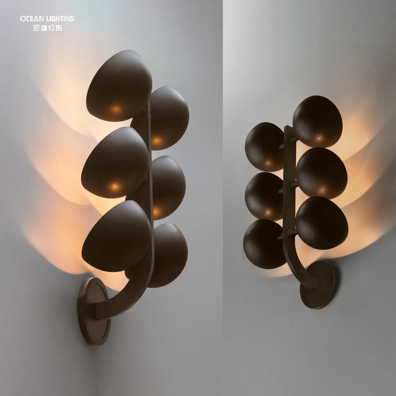 Retro Brass Wall Sconce Modern Light Swing Arm Lamp Wall Lighting