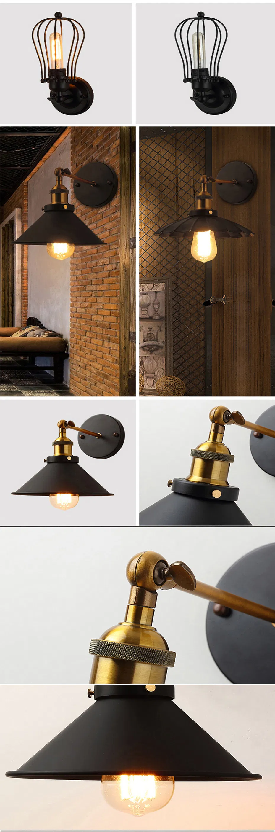 Industrial Wall Lamp Details
